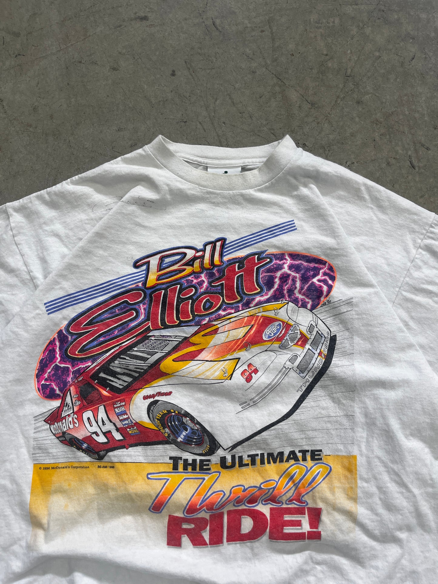 t-shirt vintage Bill Elliott -XL