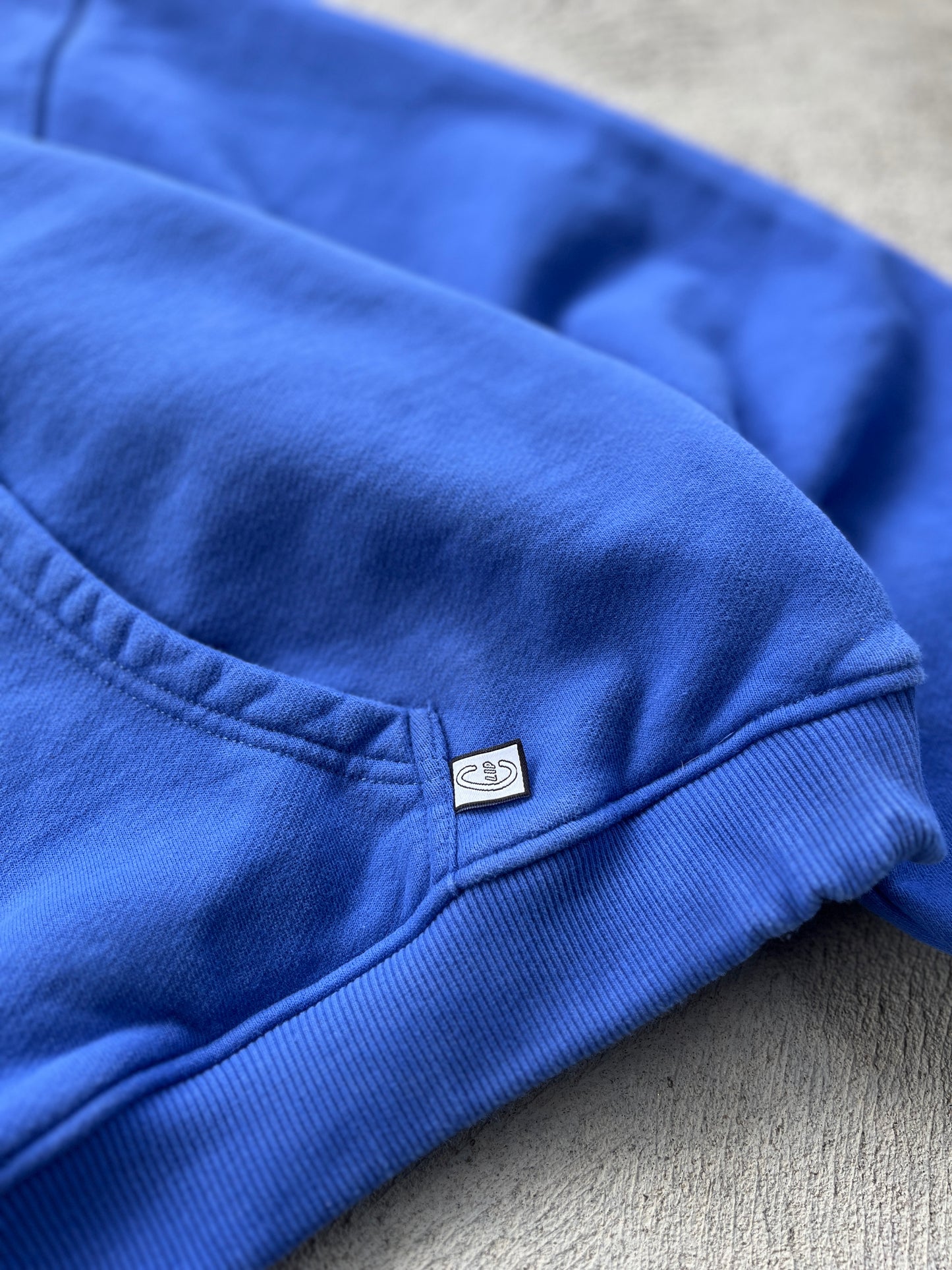 Perfect blue hoodie clip